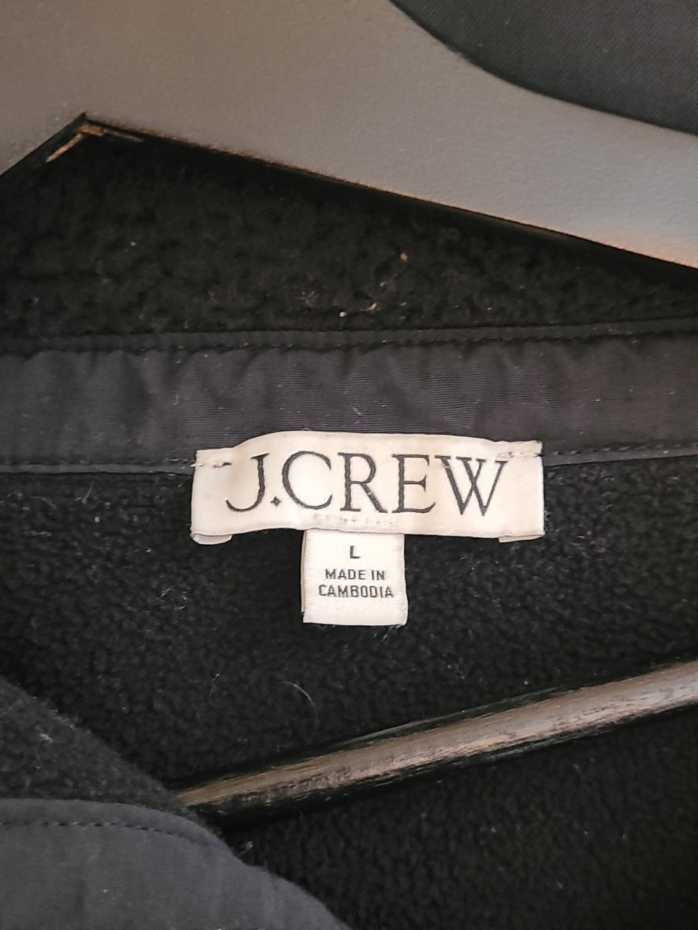 J. Crew Black Fleece Jacket